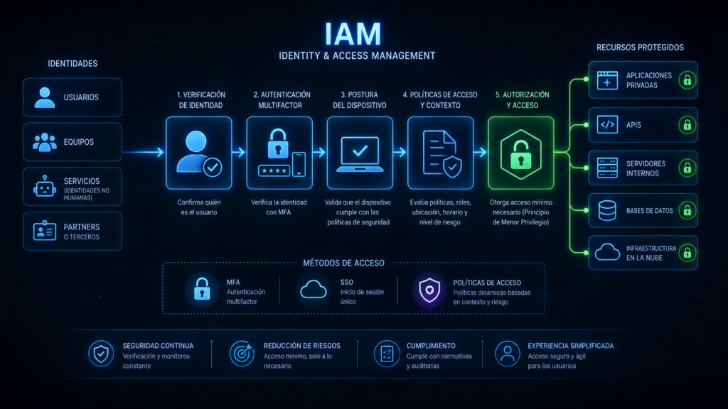 Identity and Access Management / IAM: identidad, autenticación, autorización y control de acceso