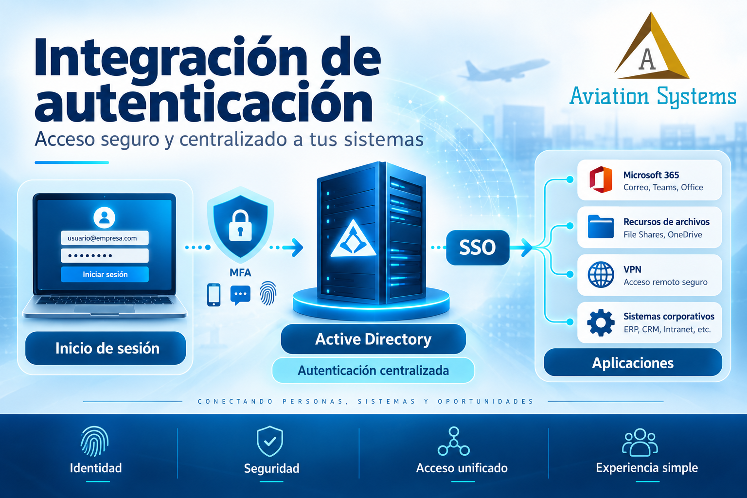 Autenticación centralizada con Active Directory