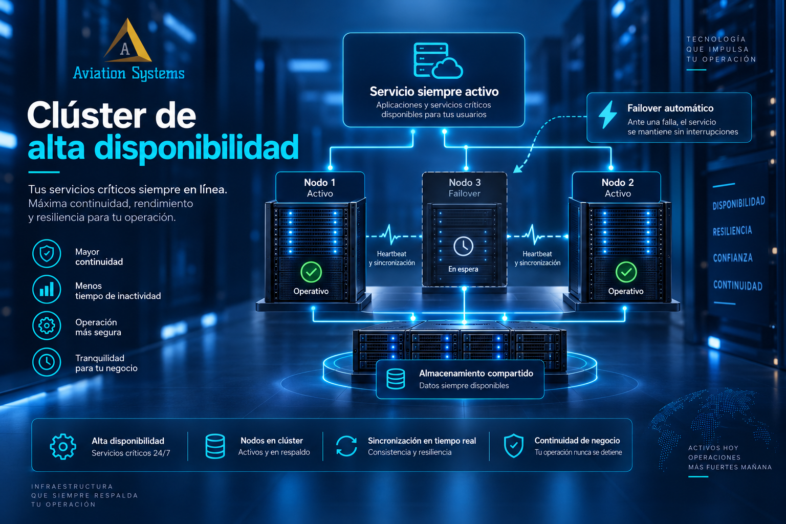 Balanceo de carga en infraestructura empresarial