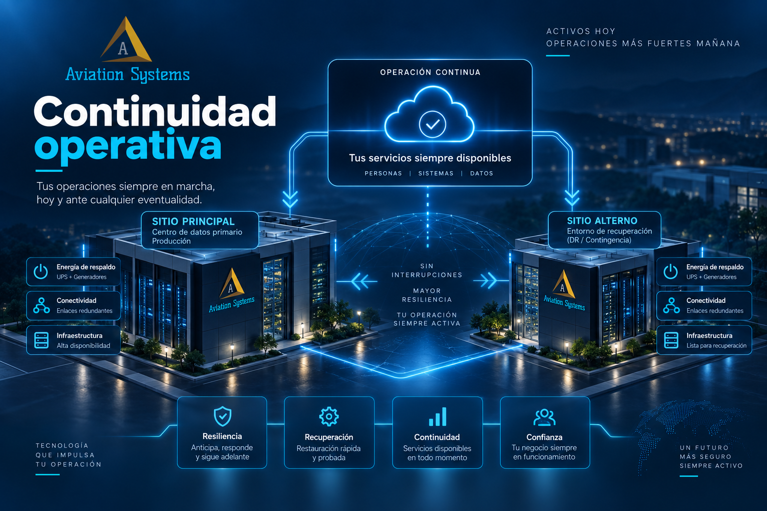 Continuidad operativa de la infraestructura