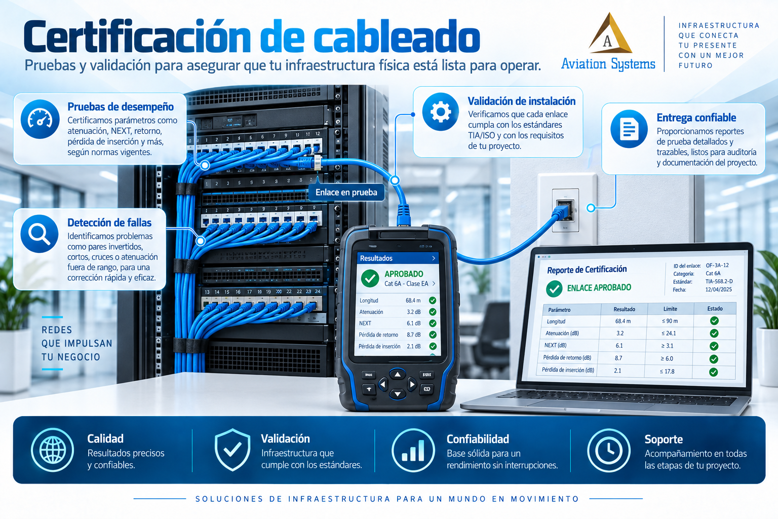 Certificación de puntos de cableado estructurado