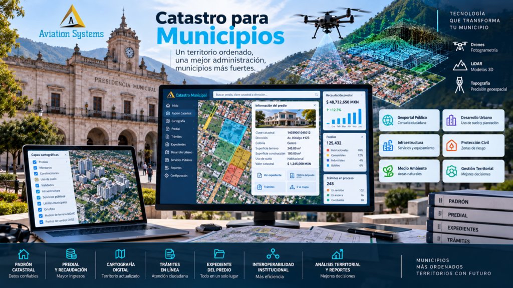 Catastro para municipios: recaudación, predial y gestión territorial
