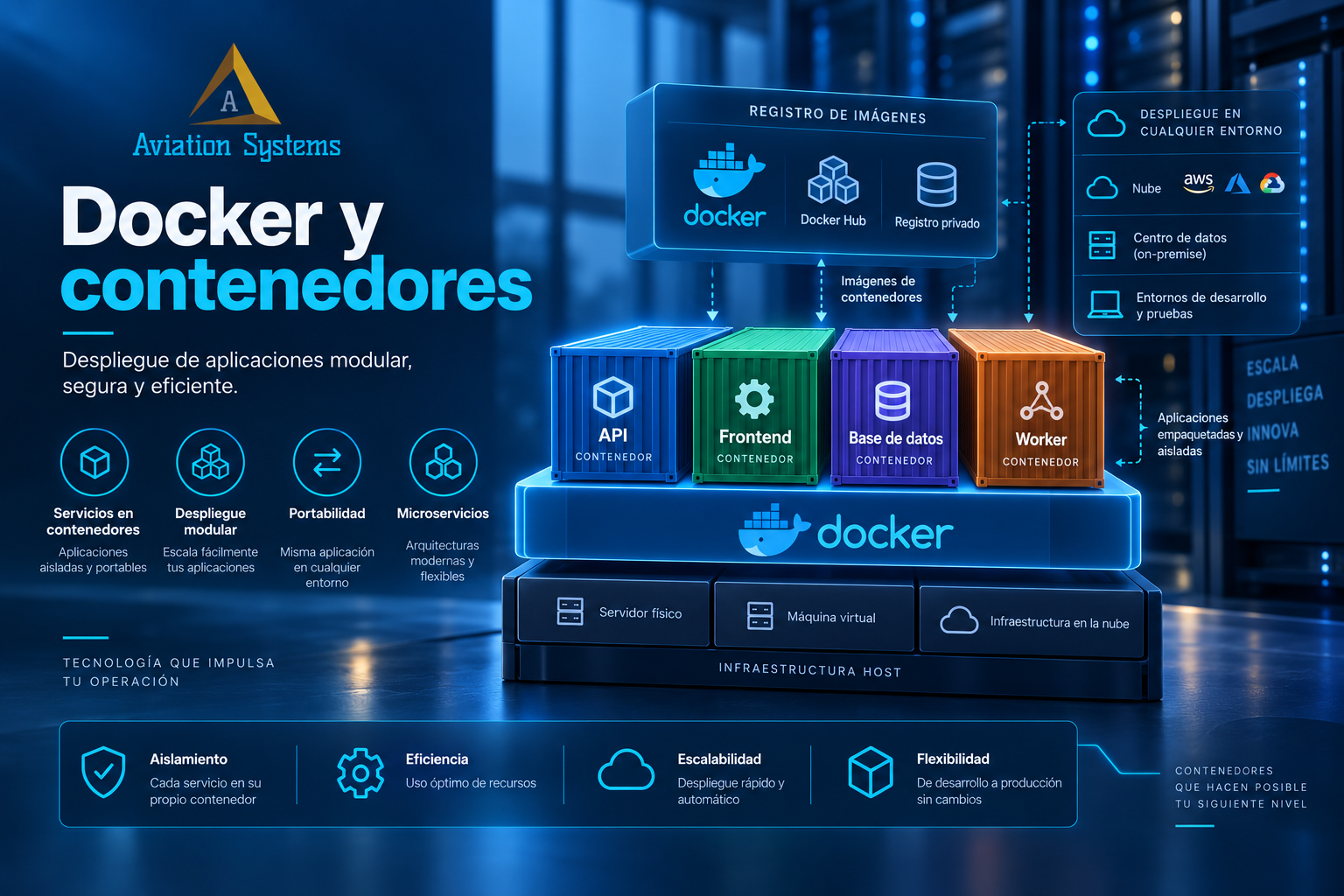 Docker y contenedores para aplicaciones