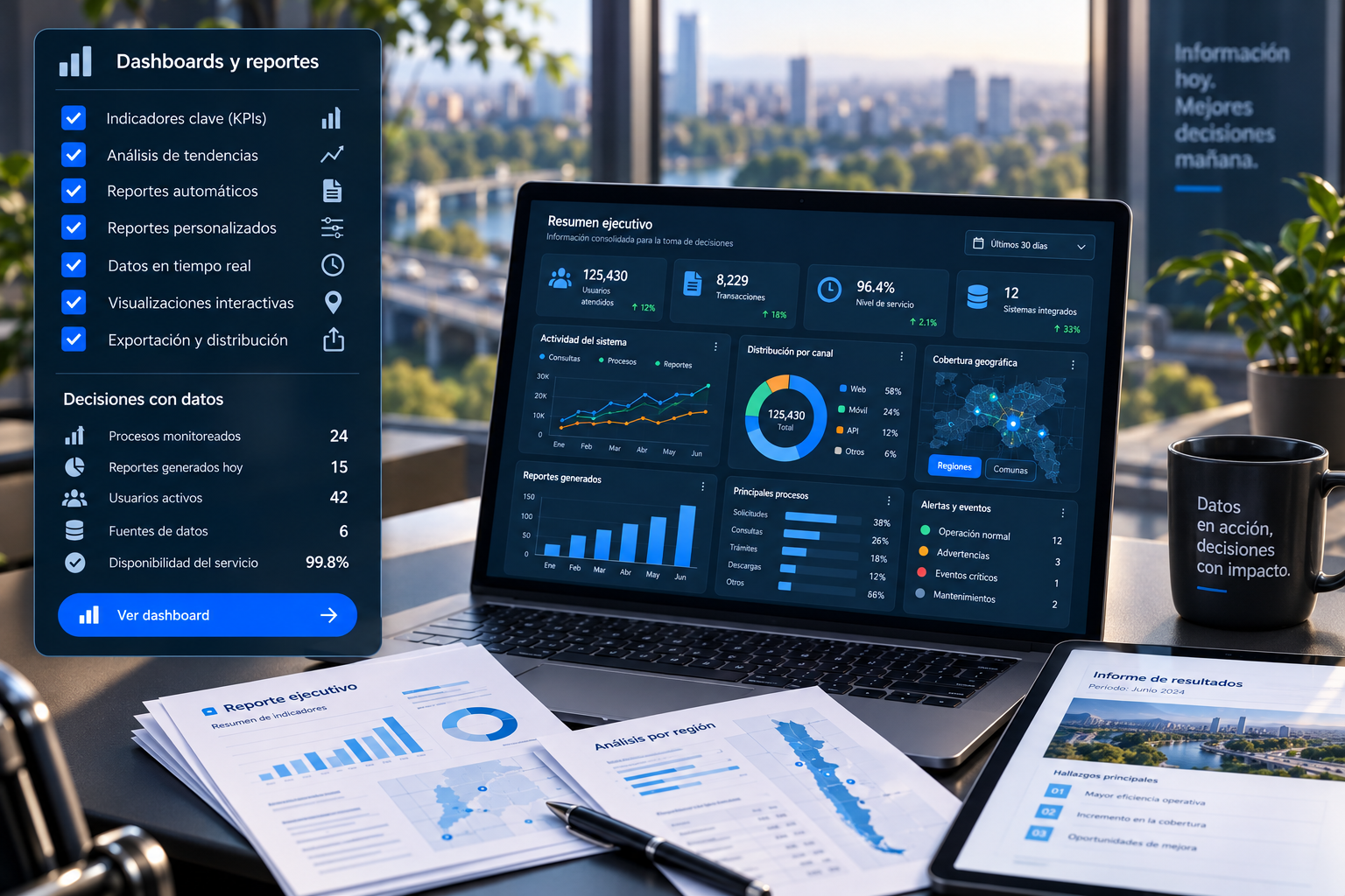 Dashboards y reportes