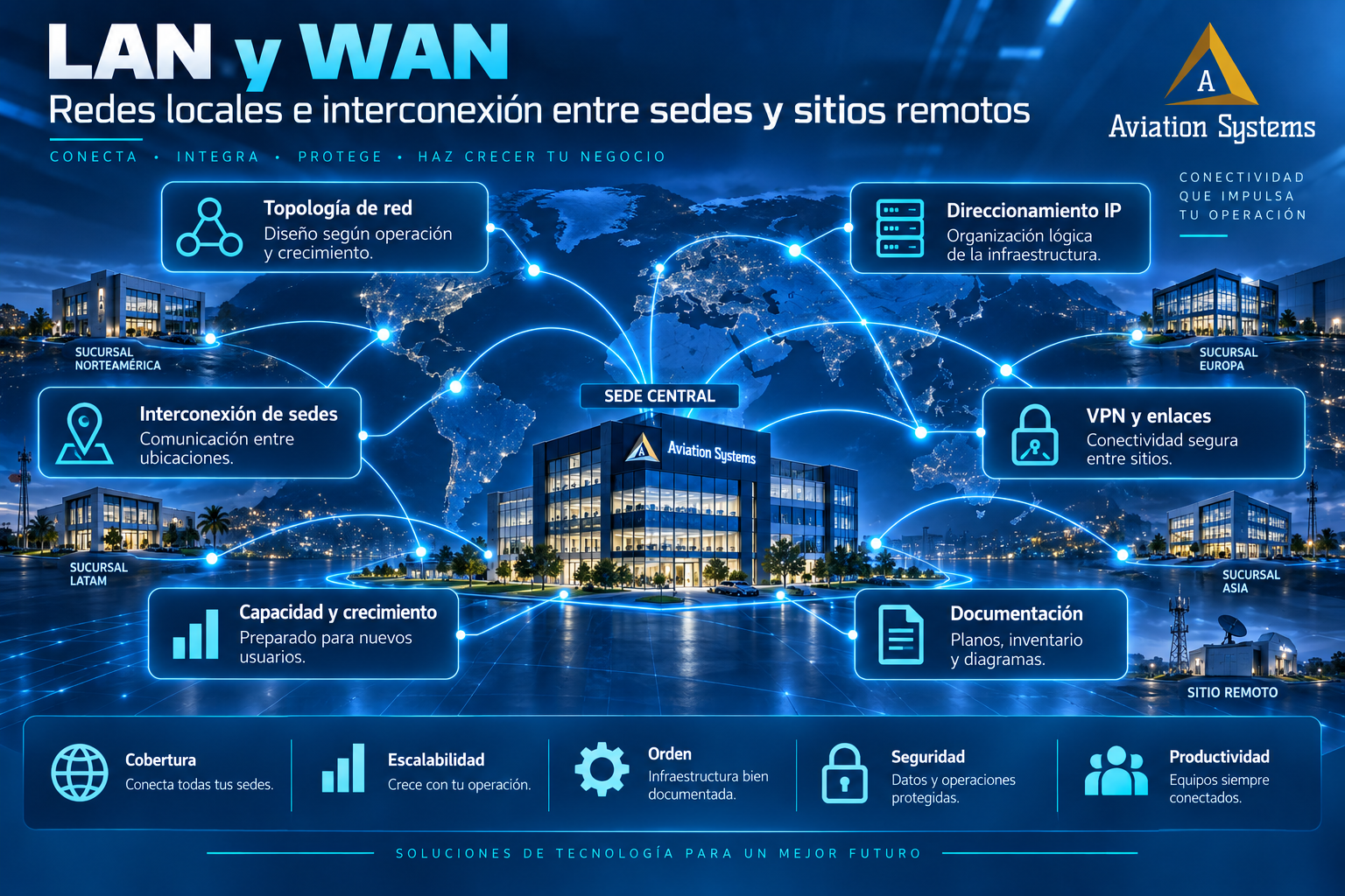 Diseño de redes LAN y WAN