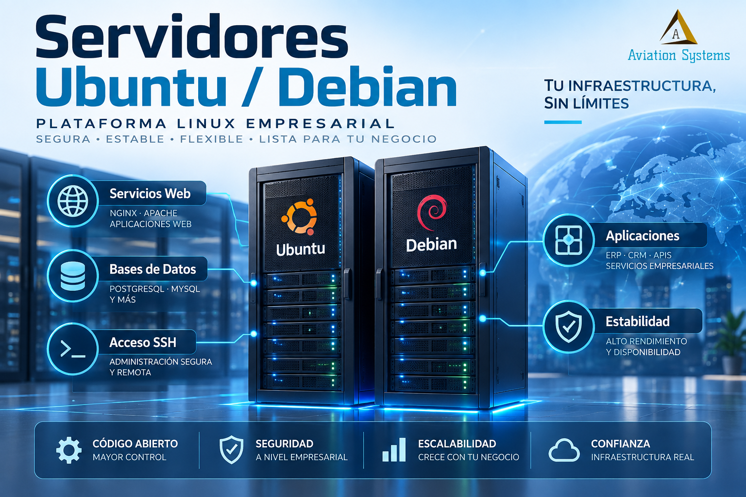 Servidores Linux Ubuntu y Debian