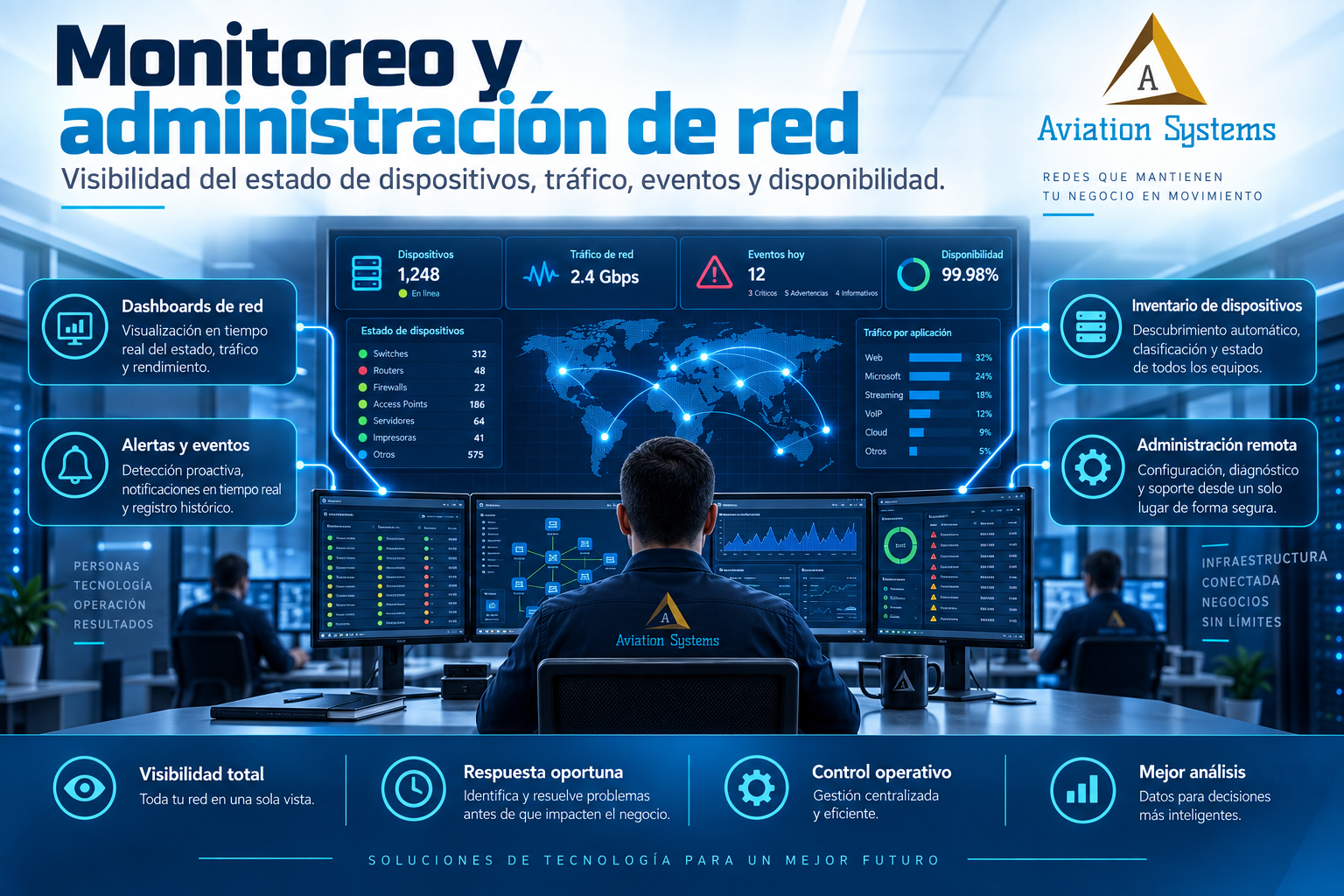 Monitoreo y administración de red