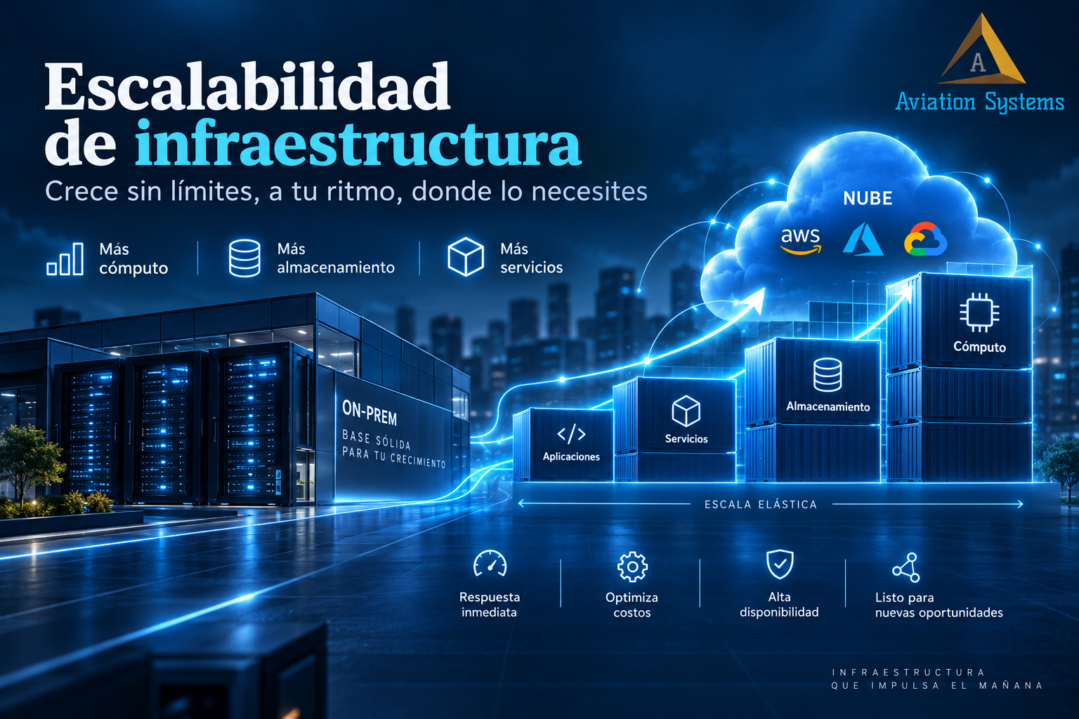 Escalabilidad de infraestructura híbrida