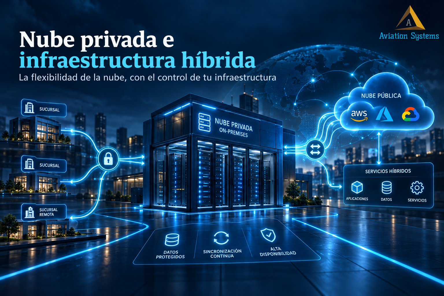 Nube privada e infraestructura híbrida