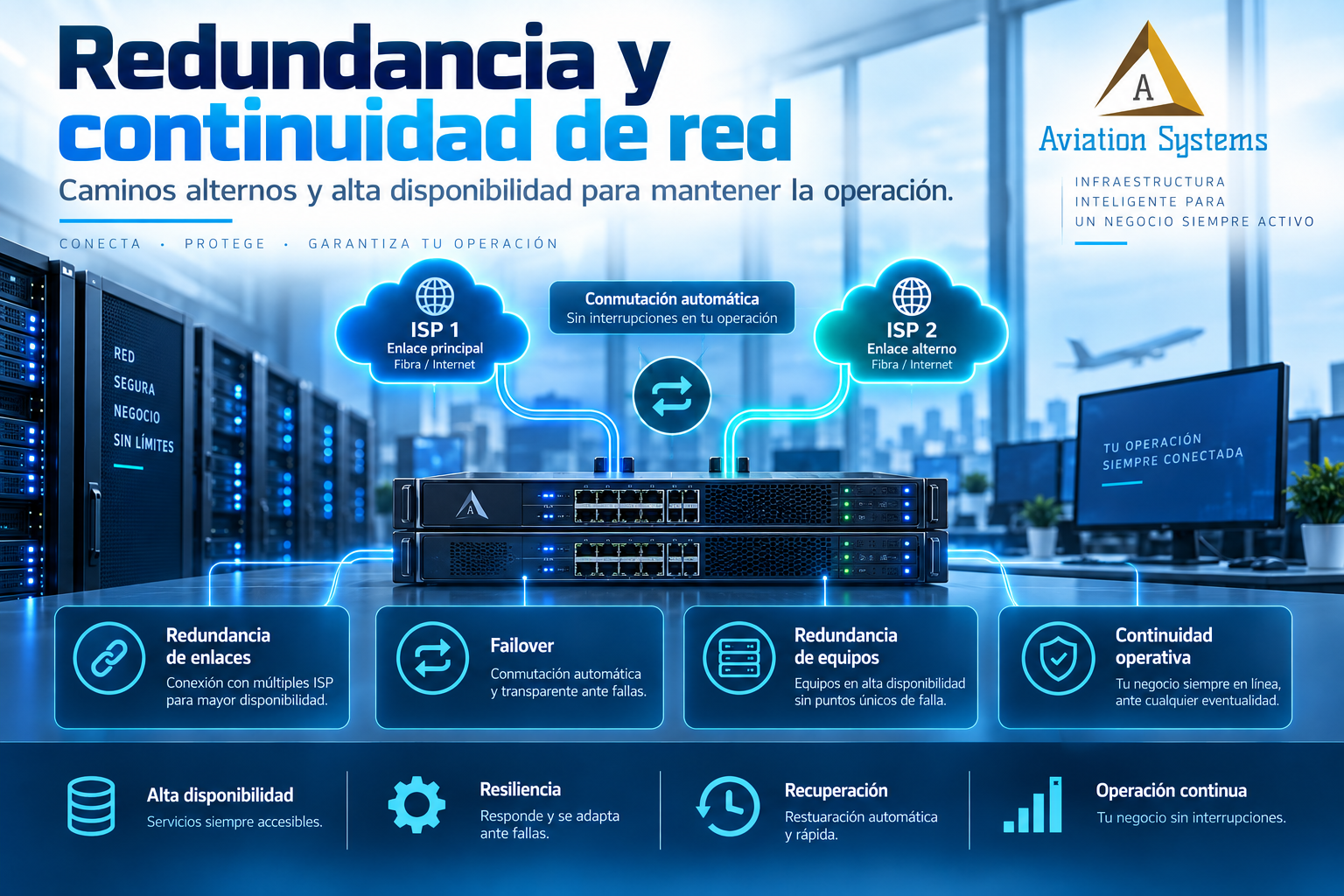 Redundancia y continuidad de red