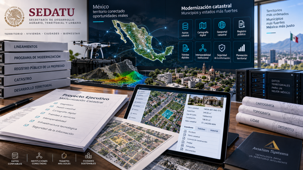 SEDATU y modernización catastral: lineamientos y objetivos
