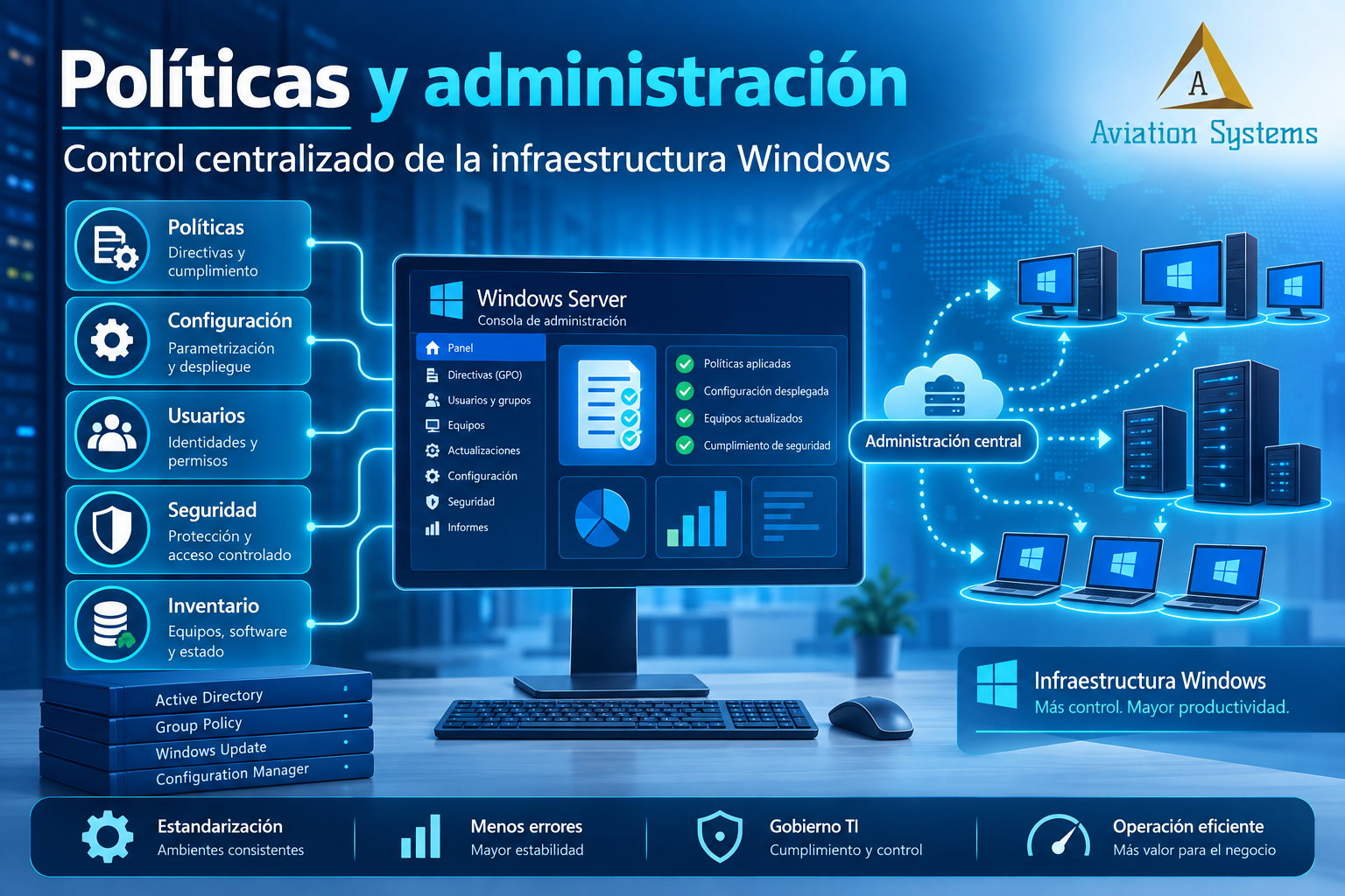 Administración centralizada de Windows Server
